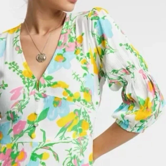 Faithfull The Brand Floral Midi dress - Picture 3 of 7